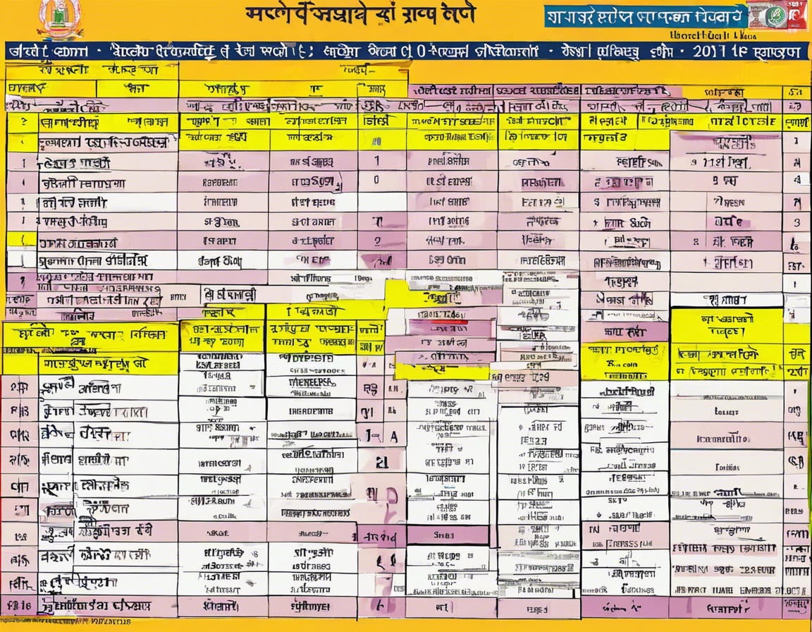 MP Board 10th Time Table 2024 Announced!