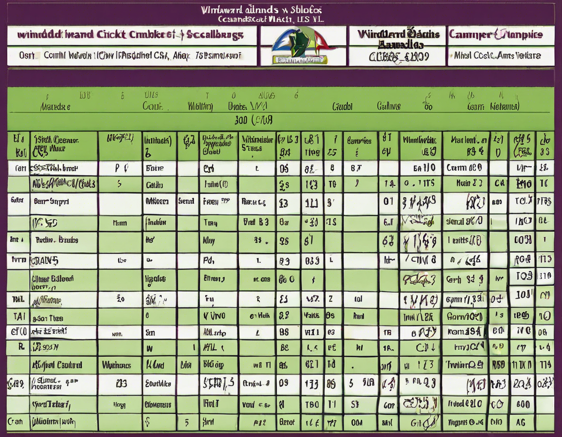 Windward Islands vs CCC Match Scorecard Review